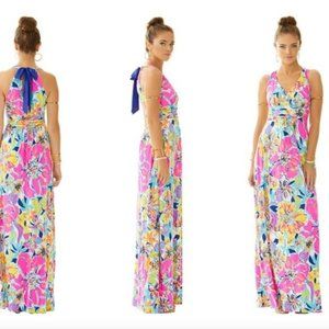 Lilly Pulitzer Amanda Besame Mucho Maxi Dress xxs - worn once